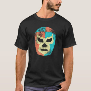 T-shirt Masque de lutte rétro Mexique Lucha Libre Luchador