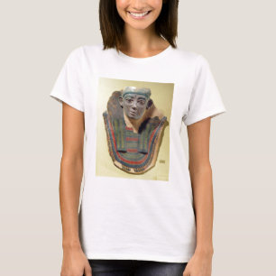 T-shirt Masque de maman, de pl stuccoed et peint de
