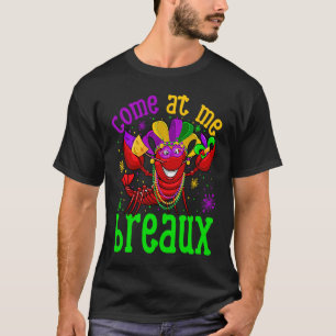 T-shirt Masque de Mardi Gras Breaux Les colliers de crevet