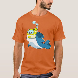 T-shirt Masque de plongée pour dauphin
