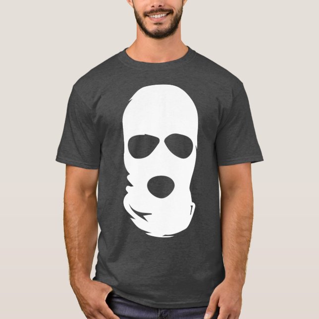 T-shirt Masque de ski (Devant)