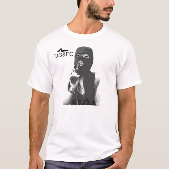 T-SHIRT MASQUE DE SKI DE DB&FC (Devant)