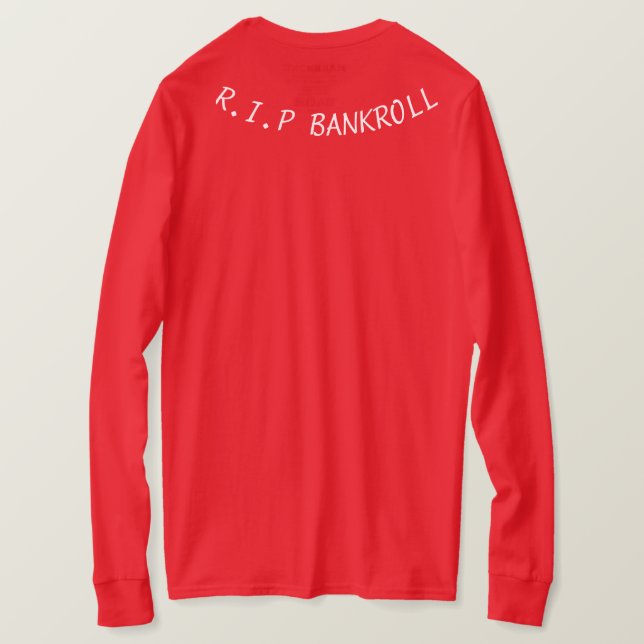 T-shirt Masque de ski rouge/T-shirt frais de fonds (Design dos)