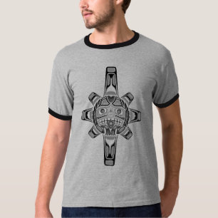 T-shirt Masque de Sun de Haida, gris