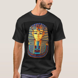 T-shirt Masque d'or de l'ancien pharaon égyptien Tutankham