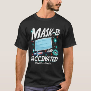 T-shirt Masque Ed Vacciné Healthcare Worker 2022 Mère D
