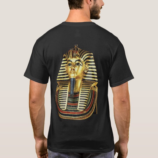 T-shirt Masque Égyptien en Or de Toutankhamon (Dos)