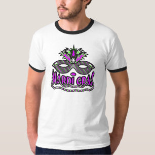 T-shirt Masque et perles de mardi gras de KRW