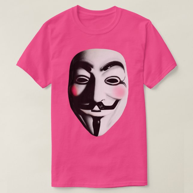 T-shirt Masque Fawkes (Design devant)