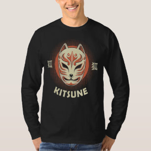T-shirt Masque Kitsune Otaku renard japonais traditionnel 
