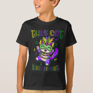 T-shirt Masque Mardi Vêtements Costumes Mardi Gras Chat