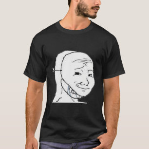 T-shirt masque souriant