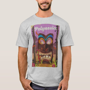 T-shirt Masque Tiki de Polynésie