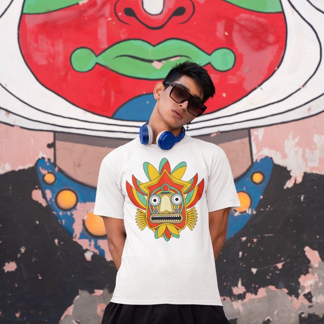 T-shirt Masque tribal indien (Créateur téléchargé)