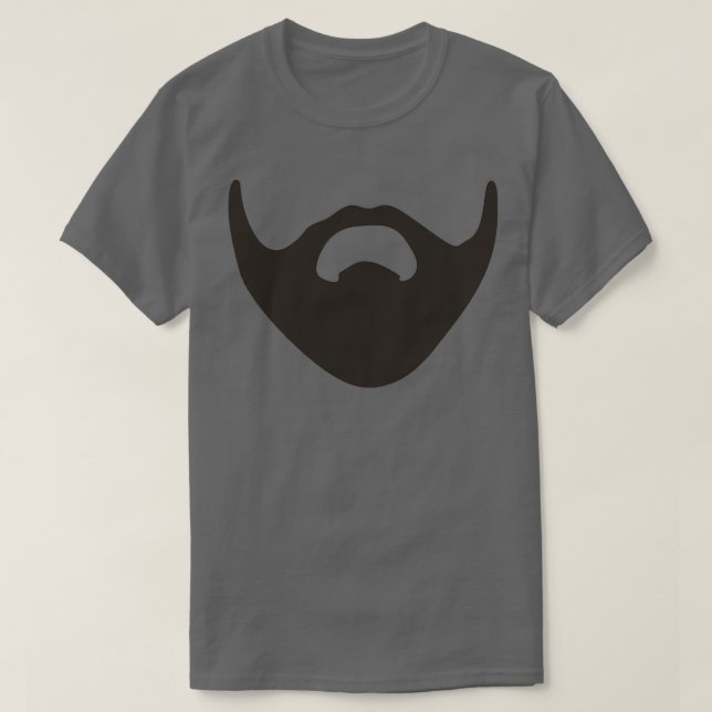T-shirt Masque visage barbe lin manuel style barbe amoureu (Design devant)