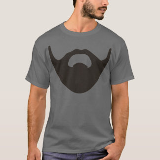 T-shirt Masque visage barbe lin manuel style barbe amoureu