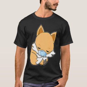 T-shirt Masque Visage Couché Fox Quartier Fox Fox