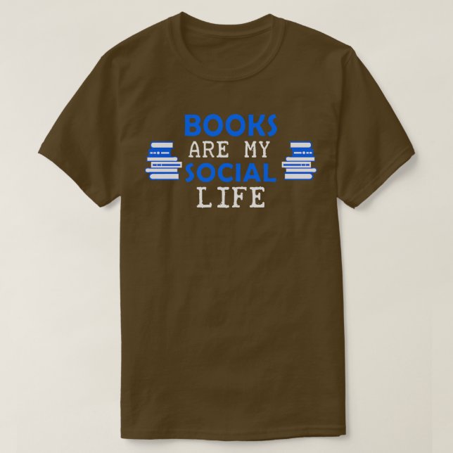 T-shirt Masque Visage De Livres Drôle (Design devant)