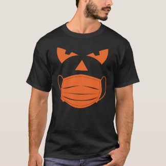 T-shirt Masque visage du Citrouille d'Halloween 3417png341