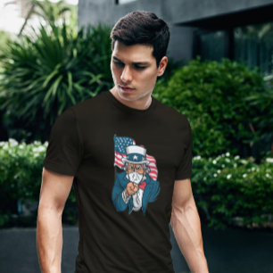 T-shirt Masque visage Oncle Sam