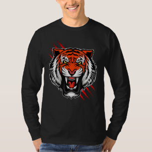T-shirt Masque Visage Tiger Bengale