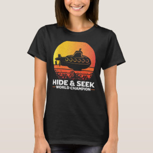 T-shirt Masquer la recherche Champion du Monde Sous-marin