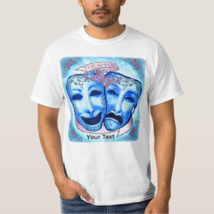 T-shirt Masques d'acteur Aqua