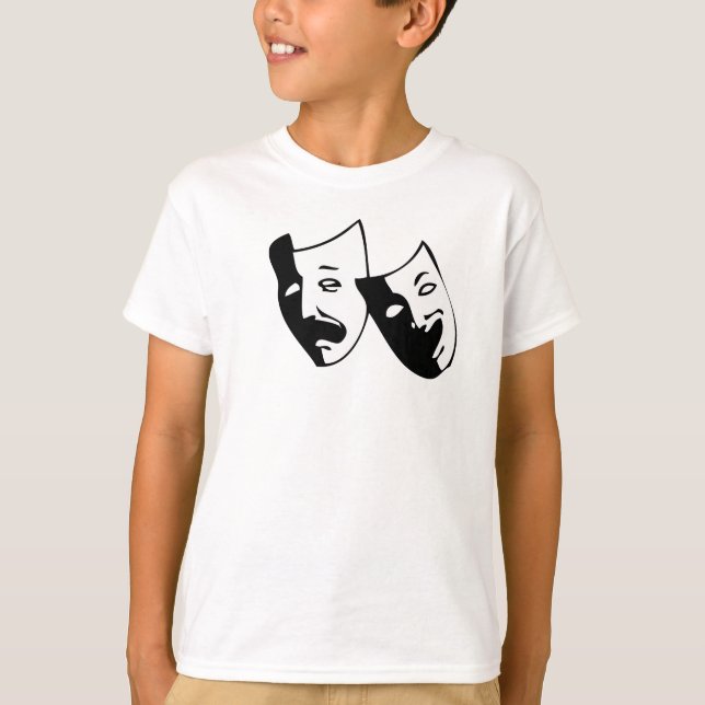 T-shirt Masques de drame (Devant)