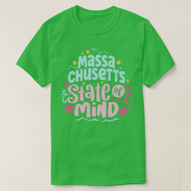 T-shirt Massachusetts (Design devant)