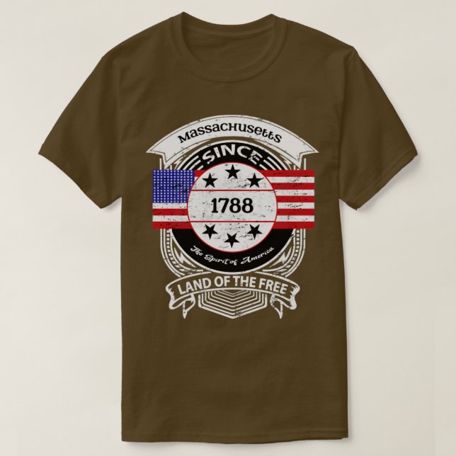 T-shirt Massachusetts15 (Design devant)