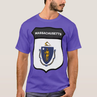 T-shirt MASSACHUSETTS BADGE IV Oversized
