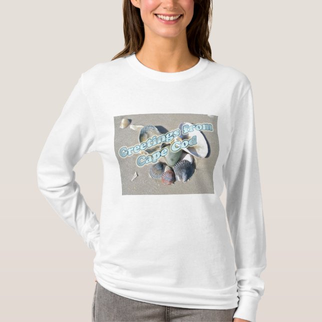 T-shirt Massachusetts Cape Cod - Shell & Surf (Devant)