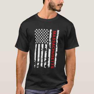 T-shirt Massachusetts Hommes Et Femmes