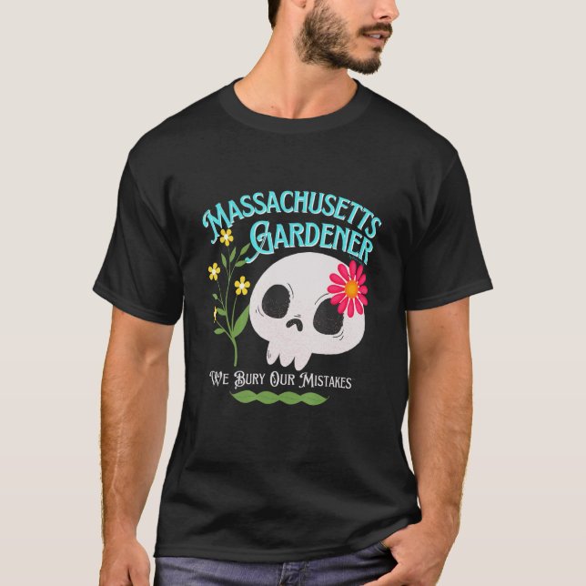 T-shirt Massachusetts Ma Gardener rebelle de l'État Cute S (Devant)