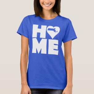 T-Shirt Massachusetts Maison du cœur d'État