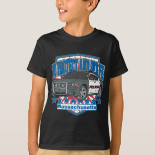 T-shirt Massachusetts pour protéger et servir voiture de p