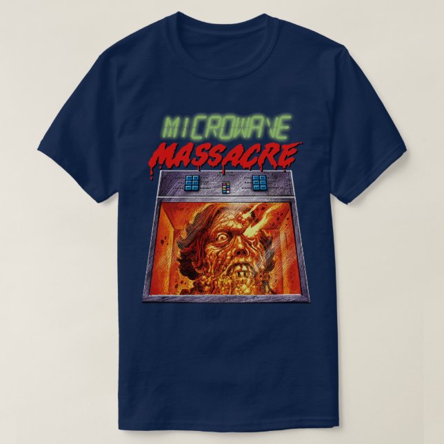T-shirt Massacre à micro-ondes Cult classique Comédie Fan  (Design devant)