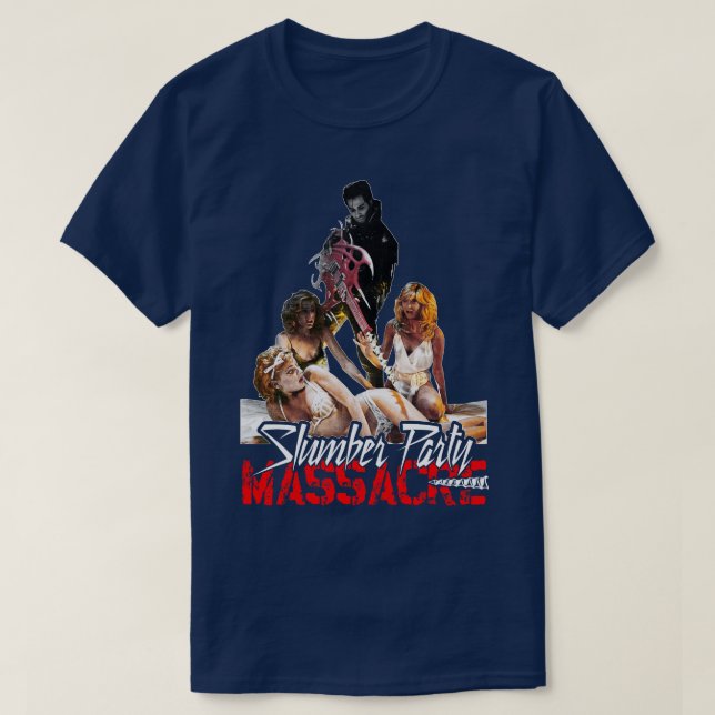 T-shirt Massacre de la fête de Stwood 80s Cult Classic Hor (Design devant)