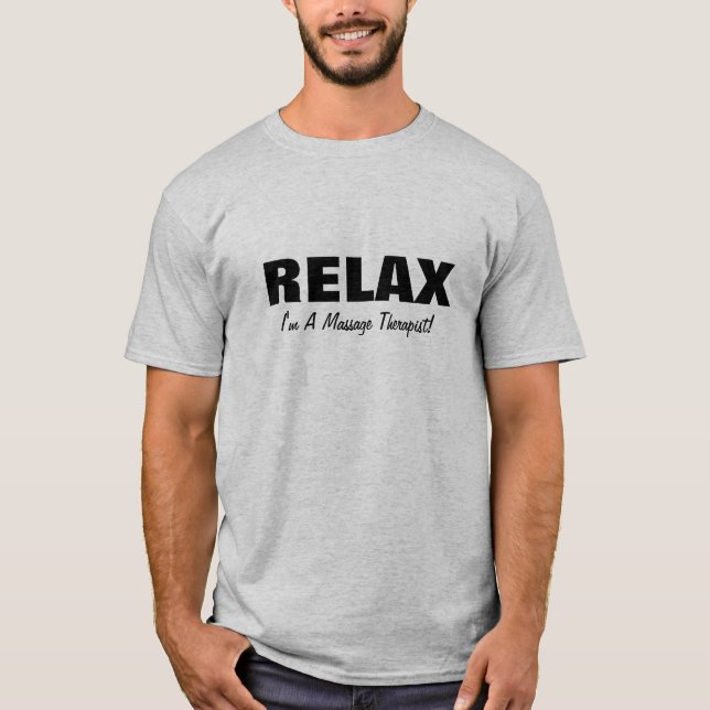 T-shirt Massage Relax (personnalisable) (Devant)