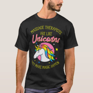 T-shirt Massage Thérapeutique Sont Comme Des Unicornes Fun