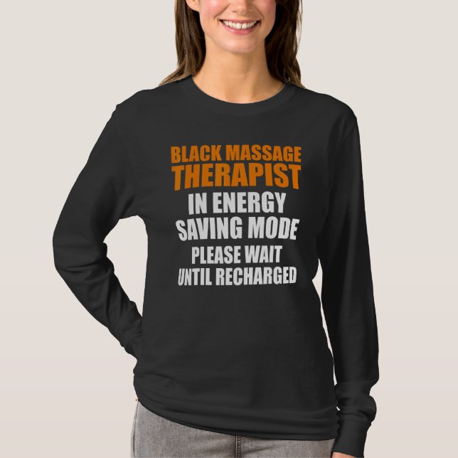 T-shirt Massage Thérapie de bien-être 3 (Devant)