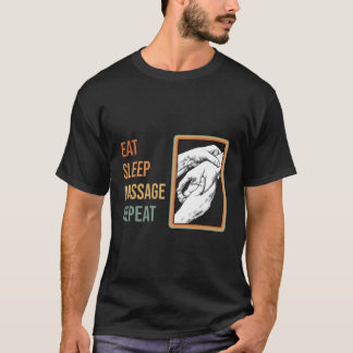 T-shirt Massage Thérapie de routine Massage Thérapiste