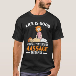 T-shirt Massage Thérapie Musculaire Relaxation Spa Lm