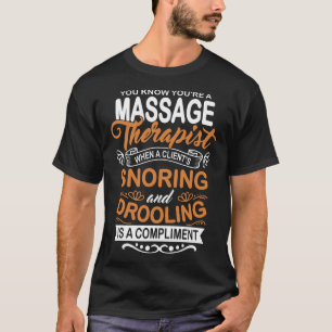 T-shirt Massage Thérapiste Masseur Masseuse Traitement du 