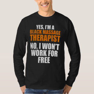 T-shirt Massage Thérapiste Wellness Thérapie