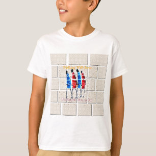 T-shirt Massai Morans art chrétien Imprimer