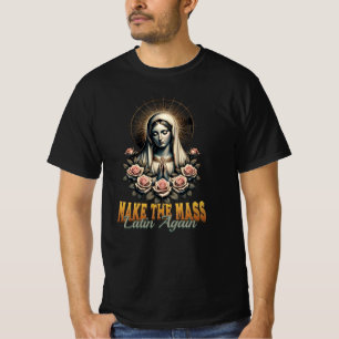 T-shirt Masse latine catholique traditionnelle