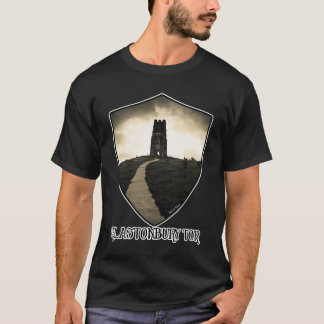 T-shirt Massif de roche de Glastonbury - Avalon gothique