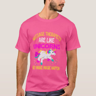 T-shirt Massothérapeute Unicorn, Physio de licorne magique