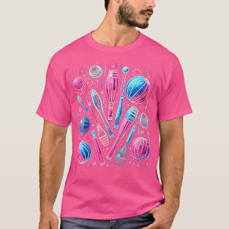 T-shirt Massues de jonglage pour femmes Balles Jongleur Jo